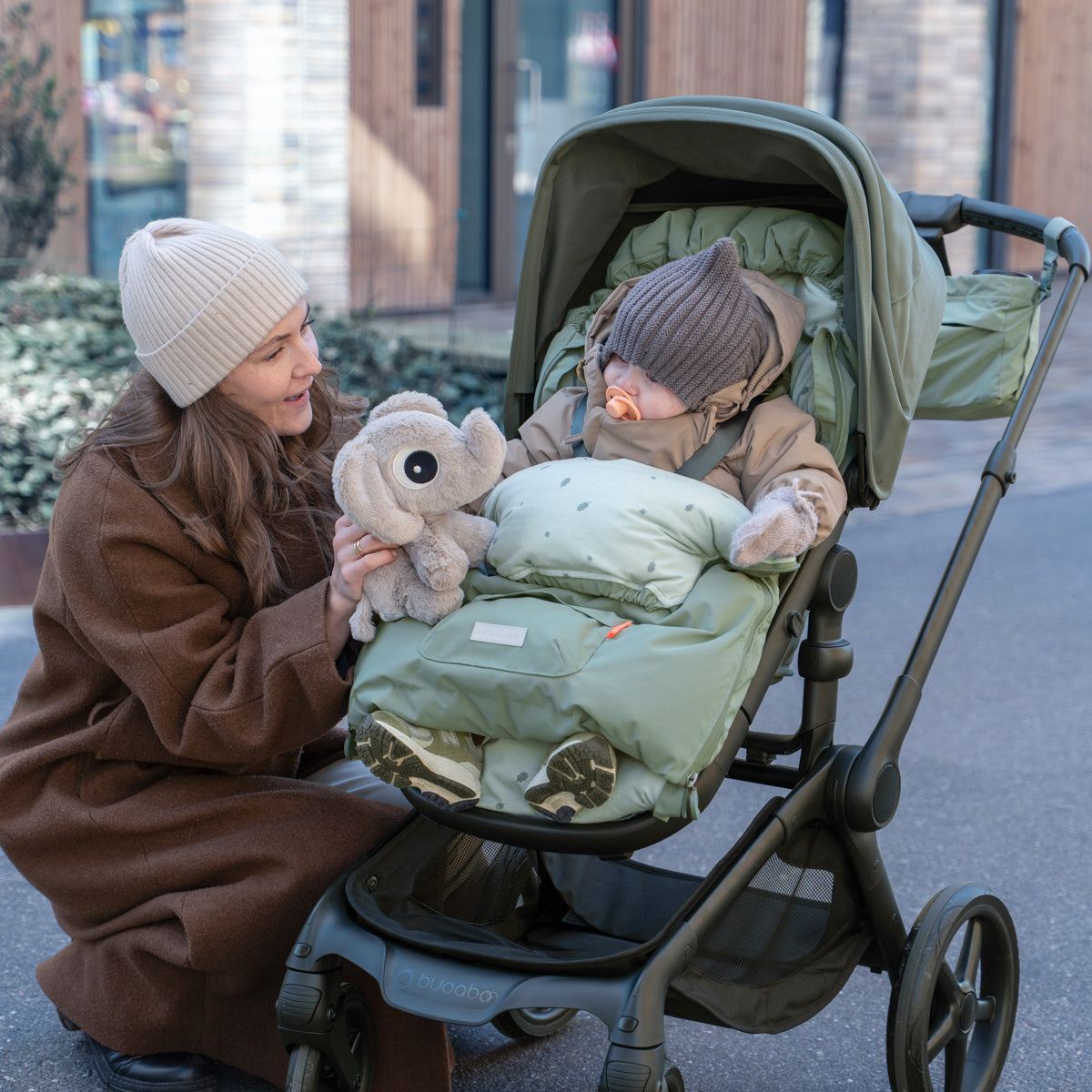Fußsack für den Winter – Grün
