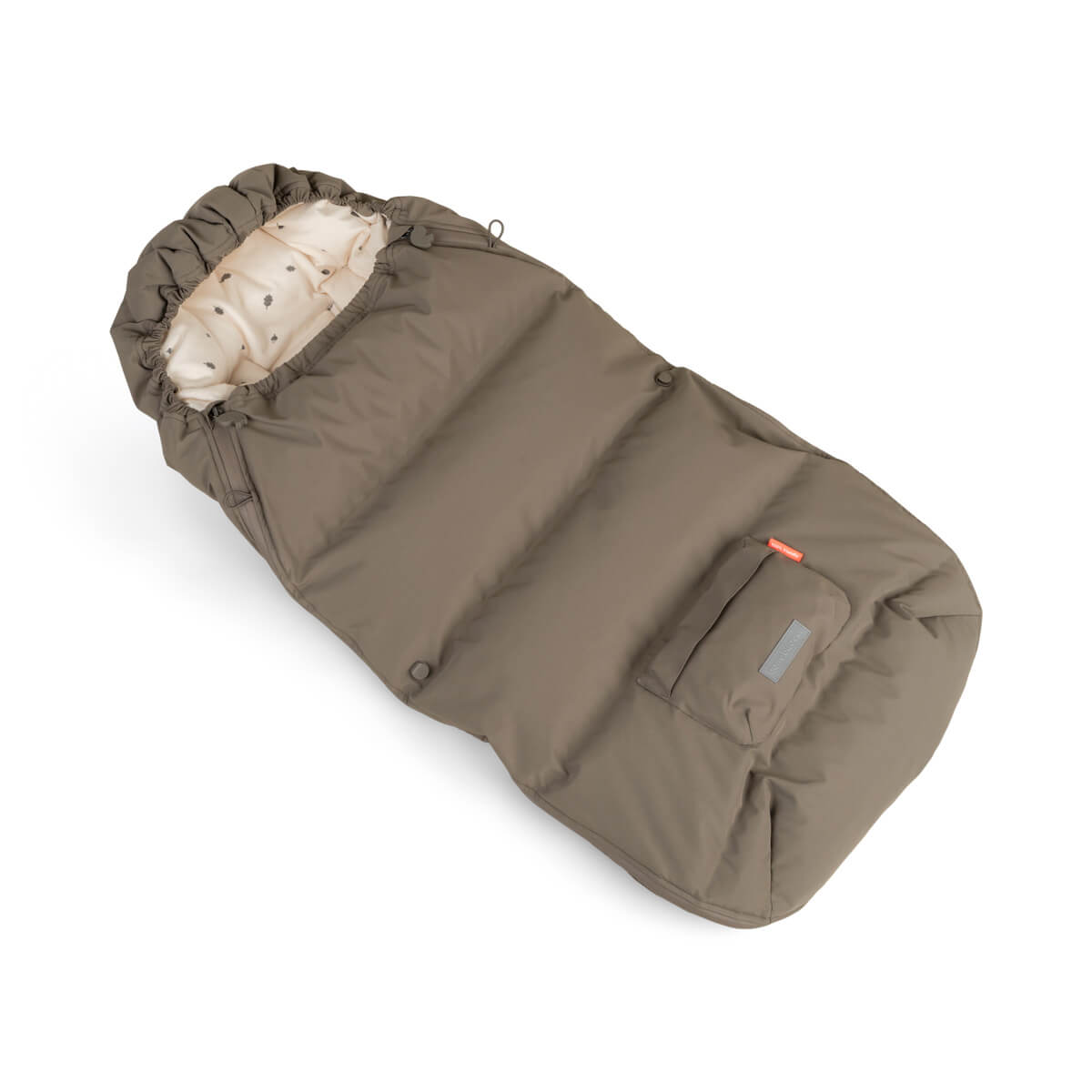 Fußsack für den Winter – Taupe