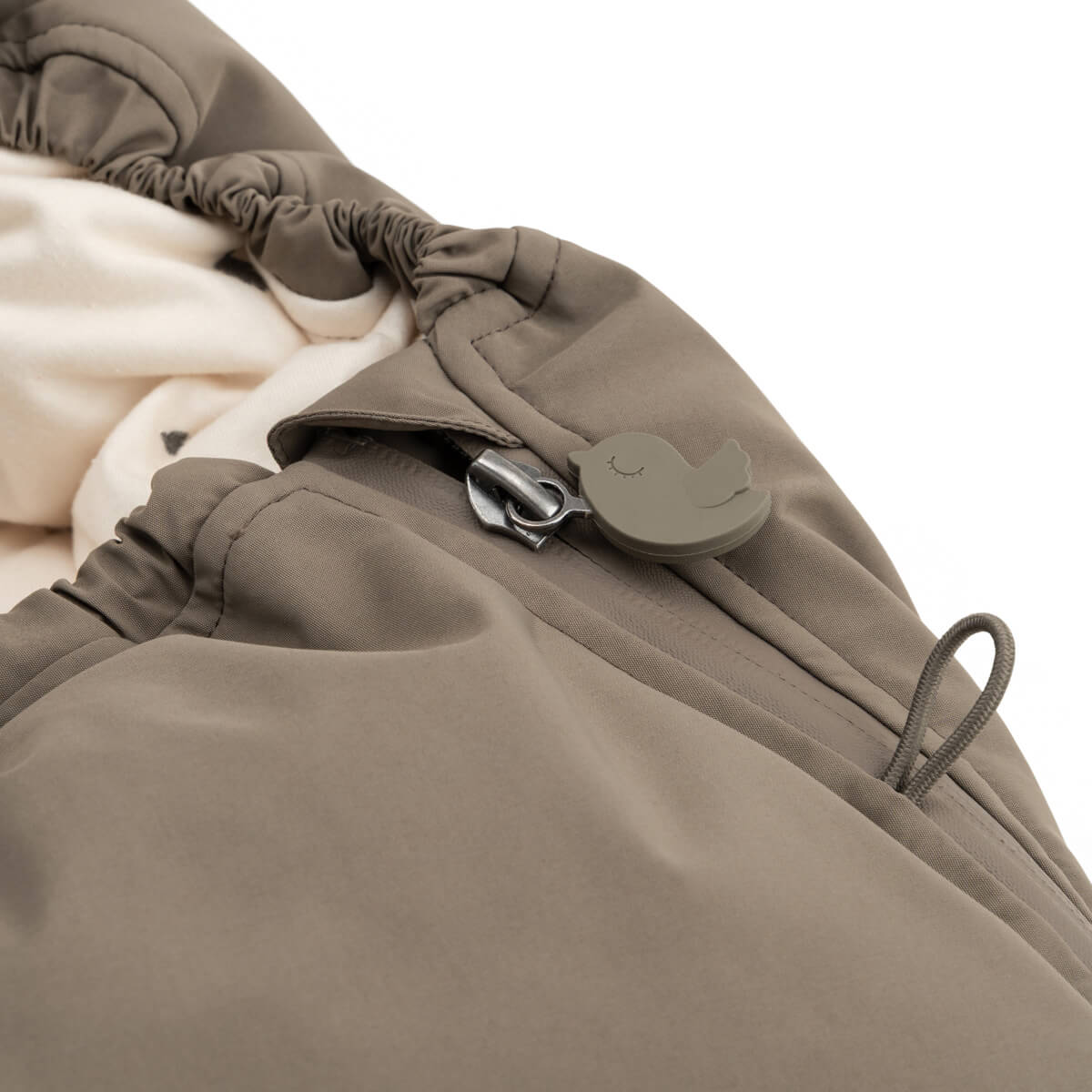 Fußsack für den Winter – Taupe