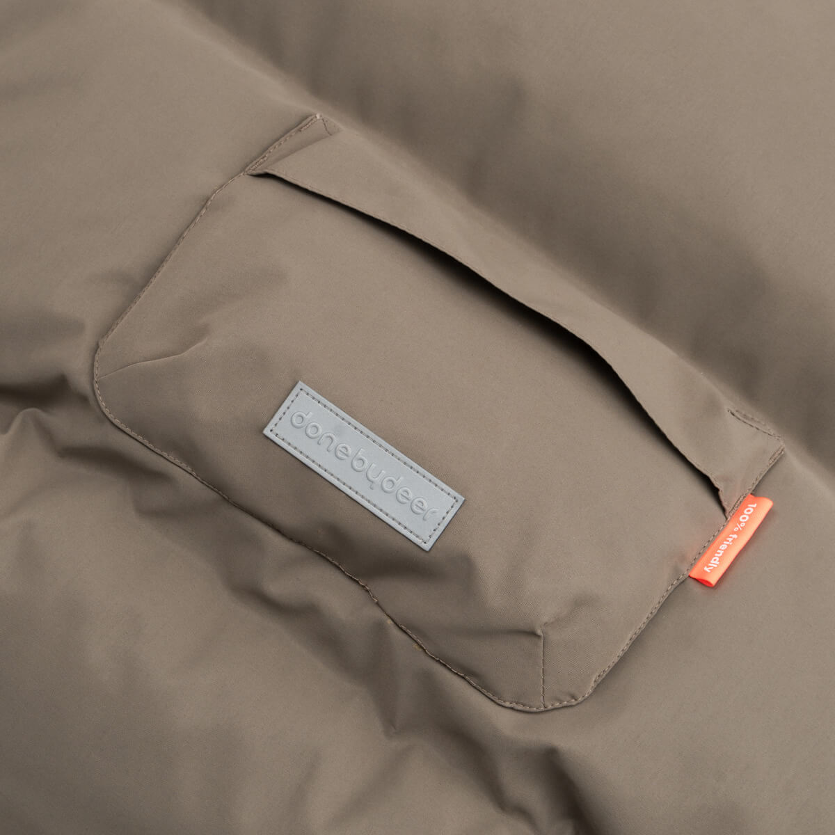 Fußsack für den Winter – Taupe