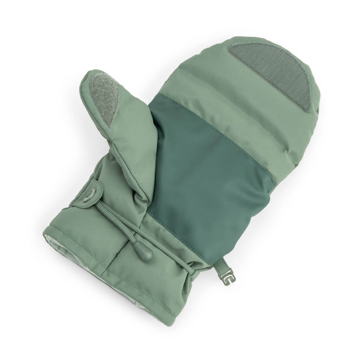 ensemble d’hiver - chancelière & moufles de poussette - vert