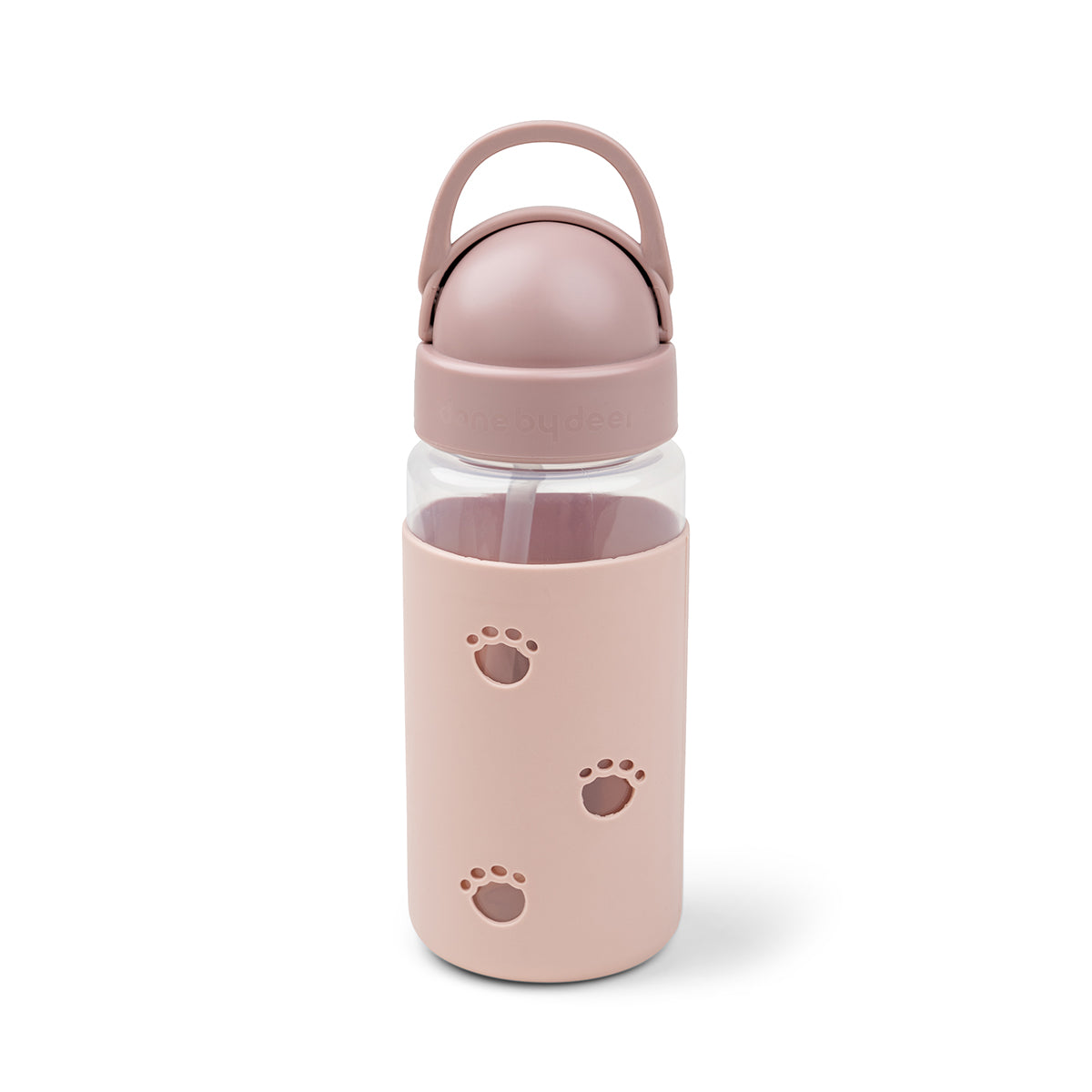 Easy-grip drikkedunk m/ sugerør - Elphee - Pudder - 350 ml