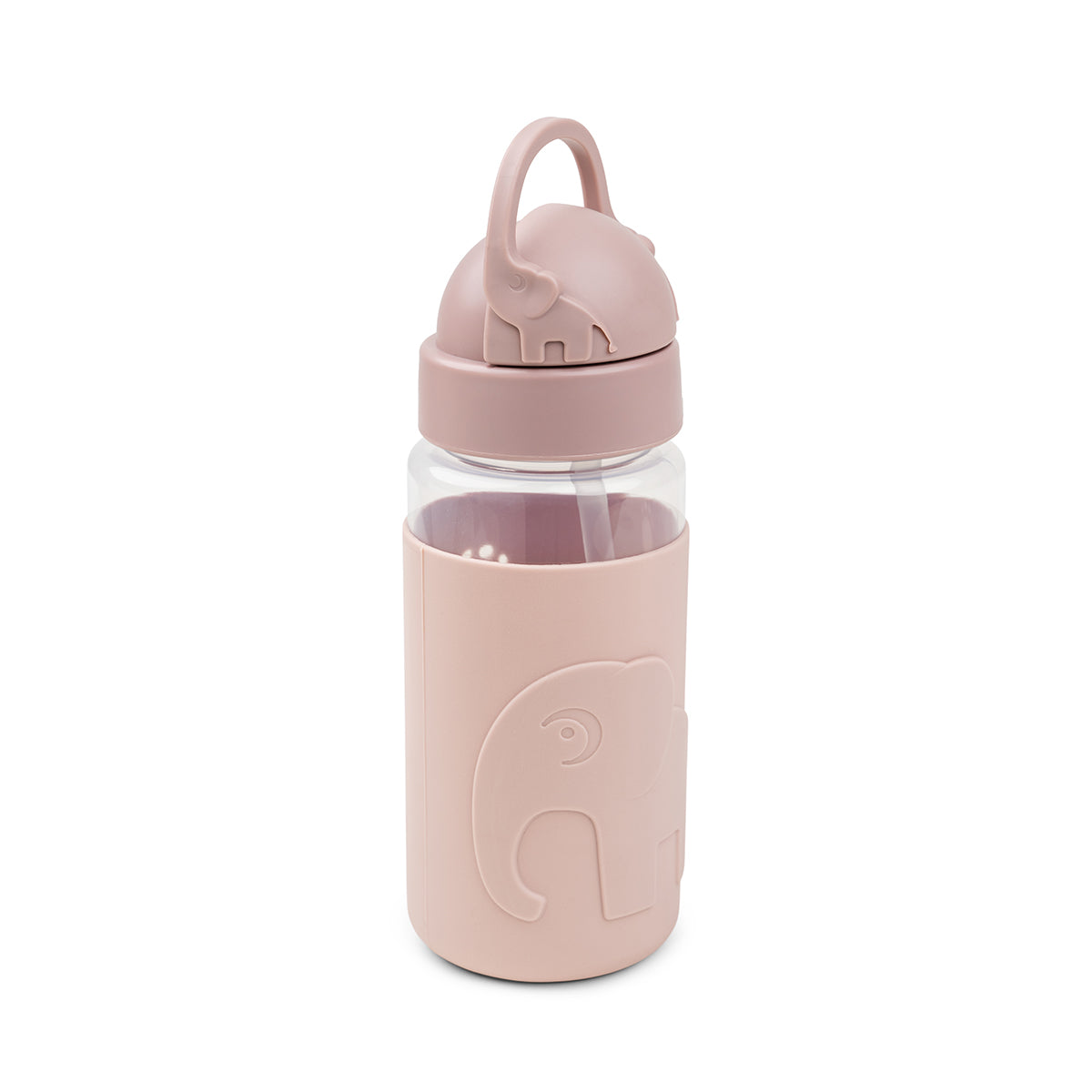 Easy-grip drikkedunk m/ sugerør - Elphee - Pudder - 350 ml