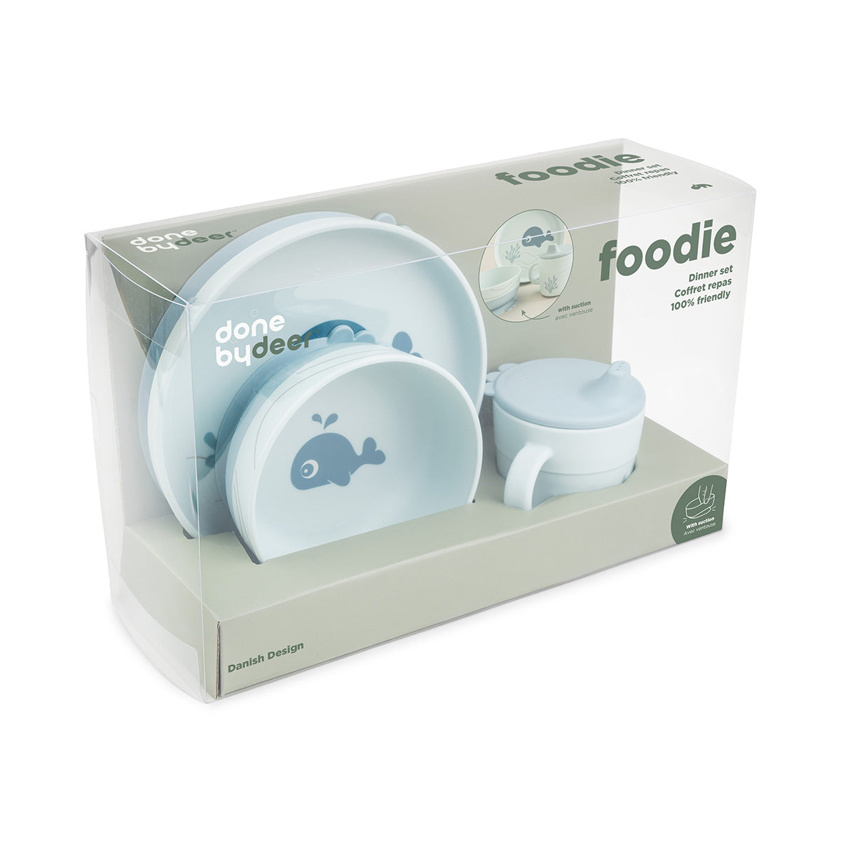 Foodie Geschirr-Set - Wally - Blau