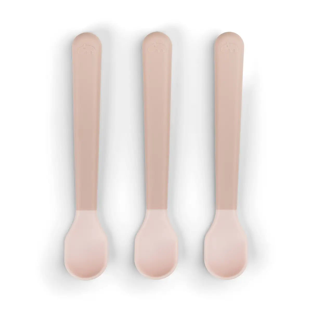 Foodie easy-grip Babylöffel 3-er Pack - Rosa
