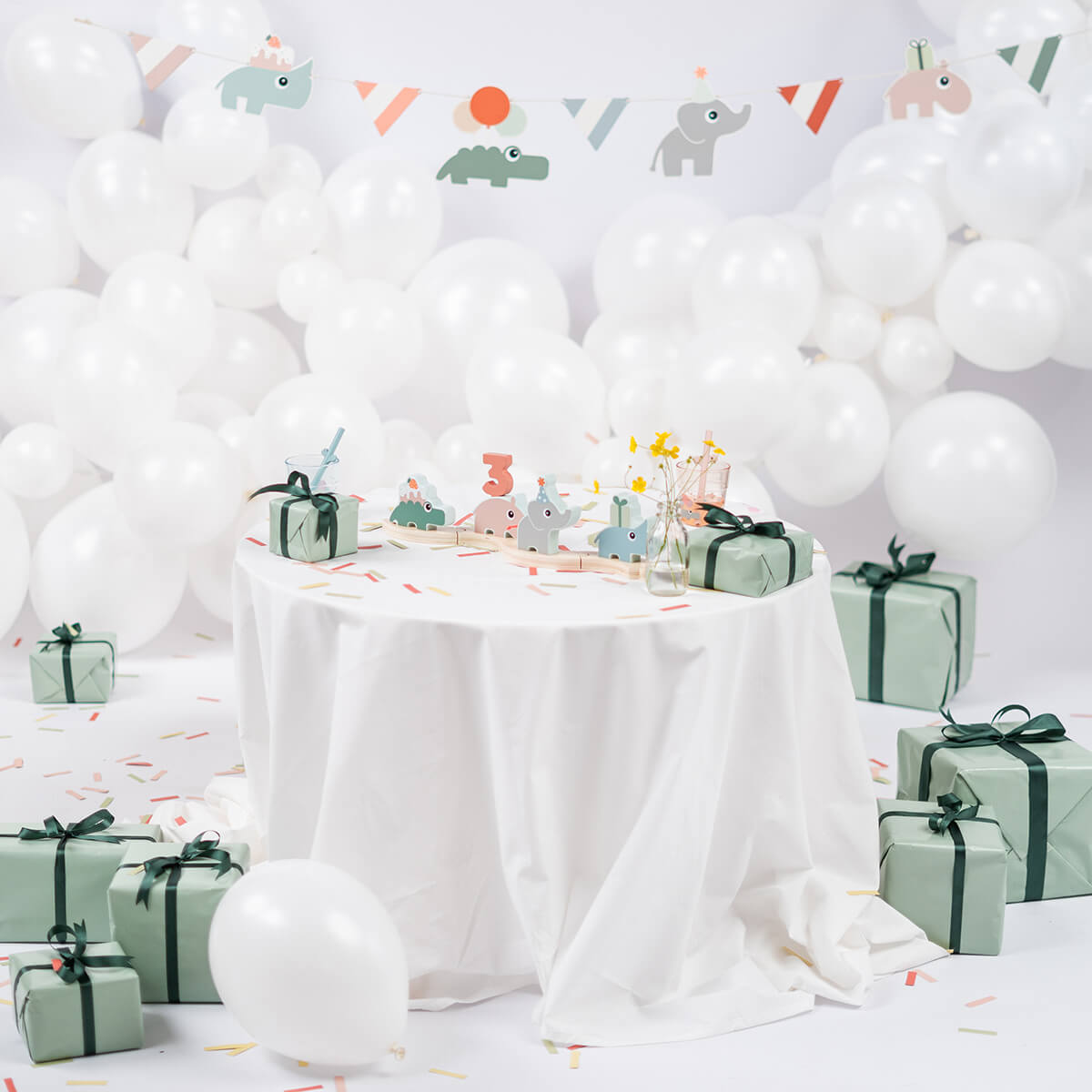 Girlande - Celebration - Farbmix