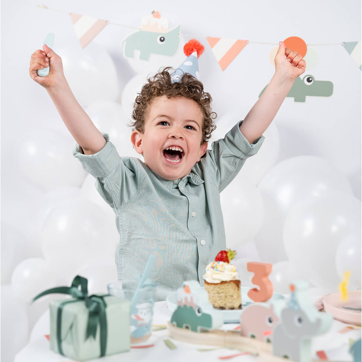 Girlande - Celebration - Farbmix