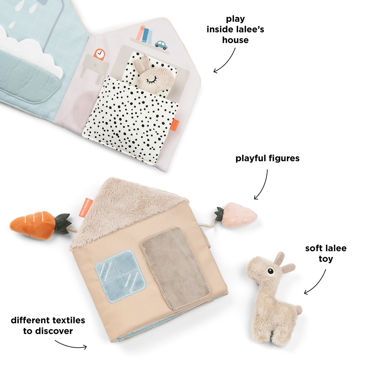 Lalees Haus Stoffbuch - Lalee - Sand