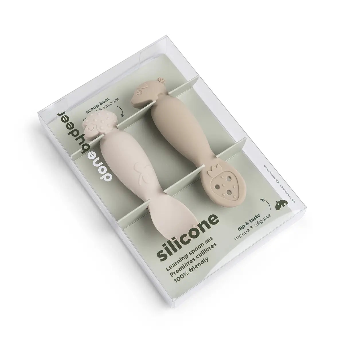 Learning spoon set - Tiny farm - Sand
