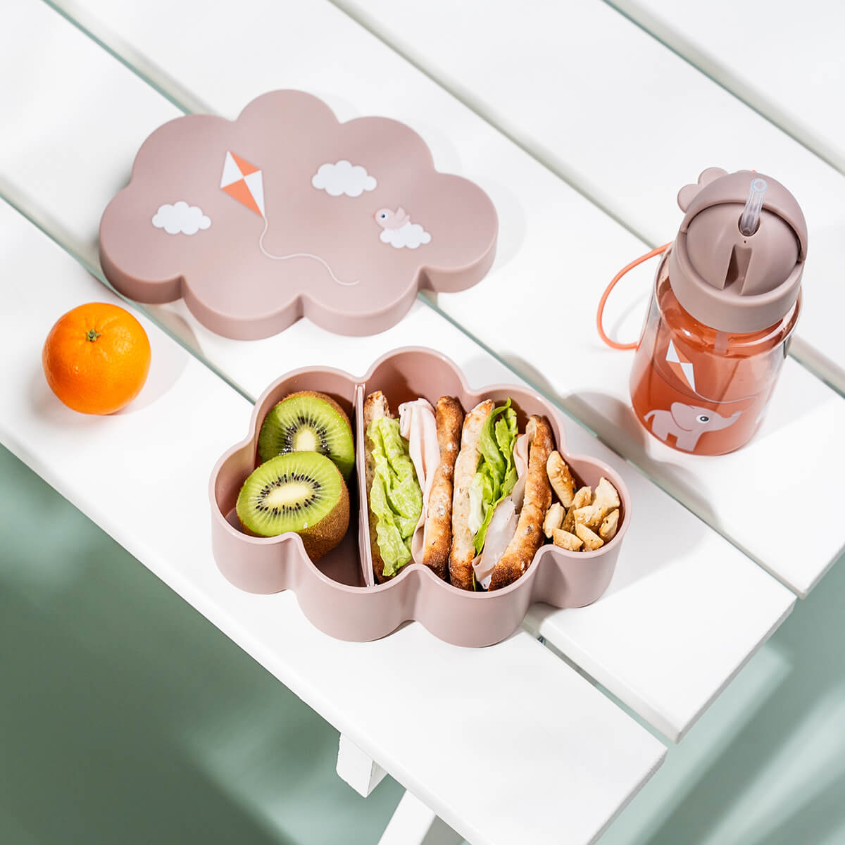 Snack & madkasse m/drikkedunk - Playground - Pudder