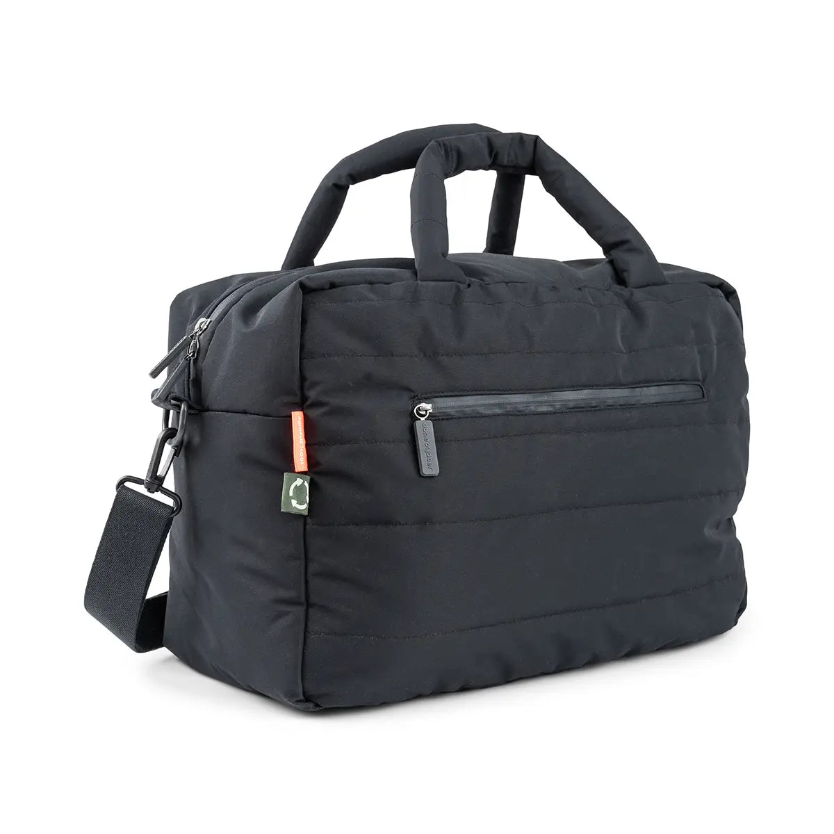 the black done by deer quilted changing bag