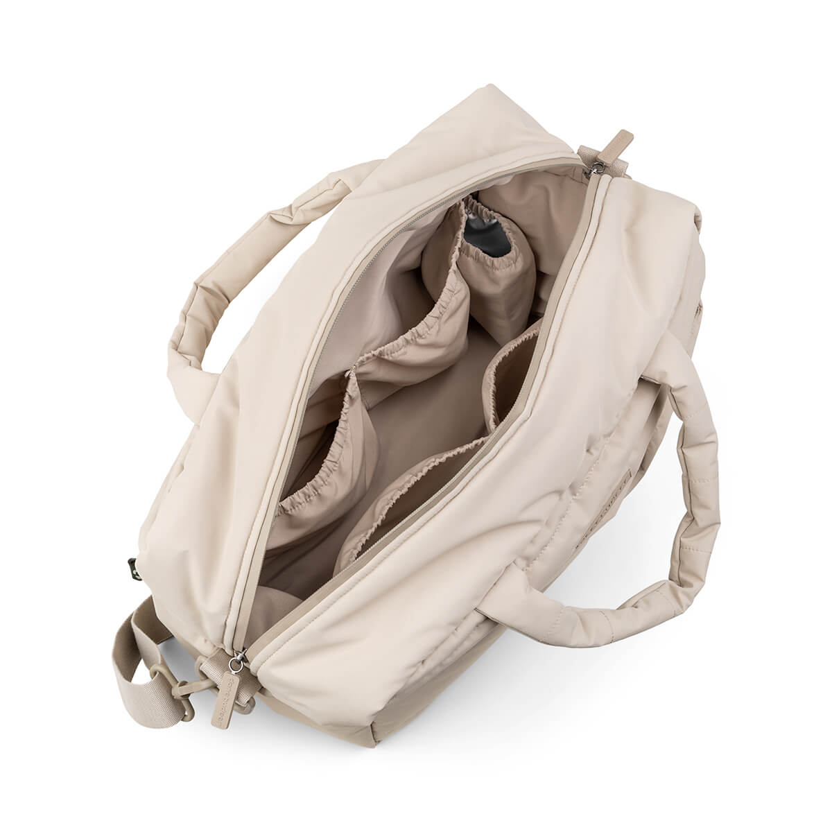 Quiltet pusletaske - Sand