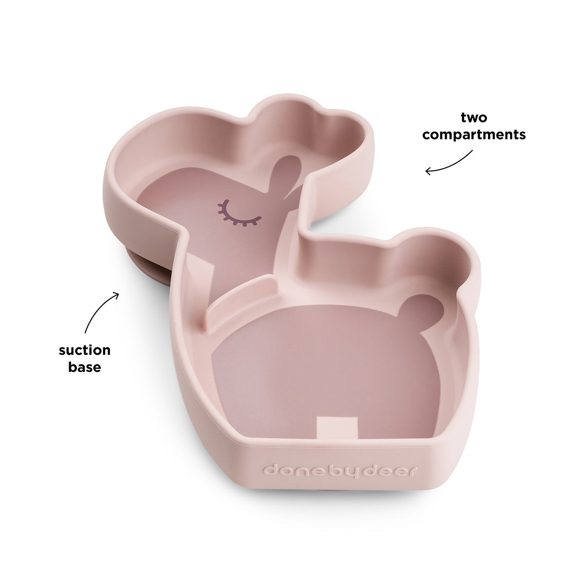 Silikon Stick&Stay Snackteller - Lalee - Rosa