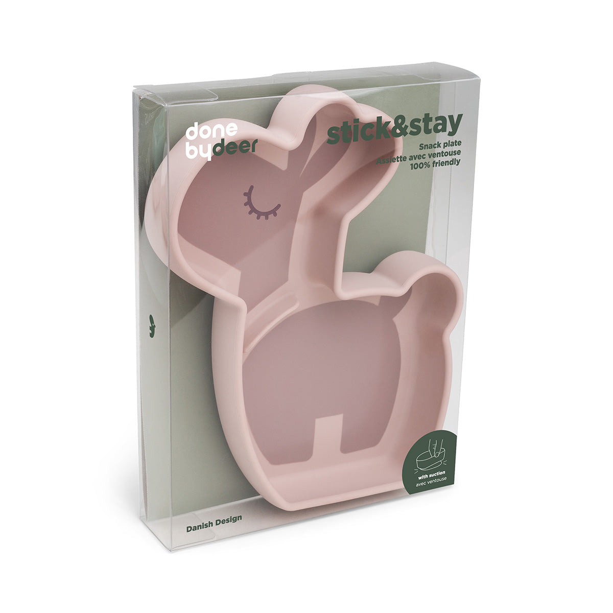Silikon Stick&Stay Snackteller - Lalee - Rosa