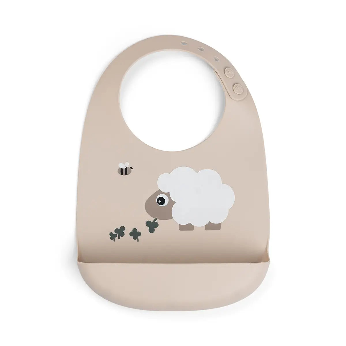 Silikone hagesmæk - Sheepy - Sand