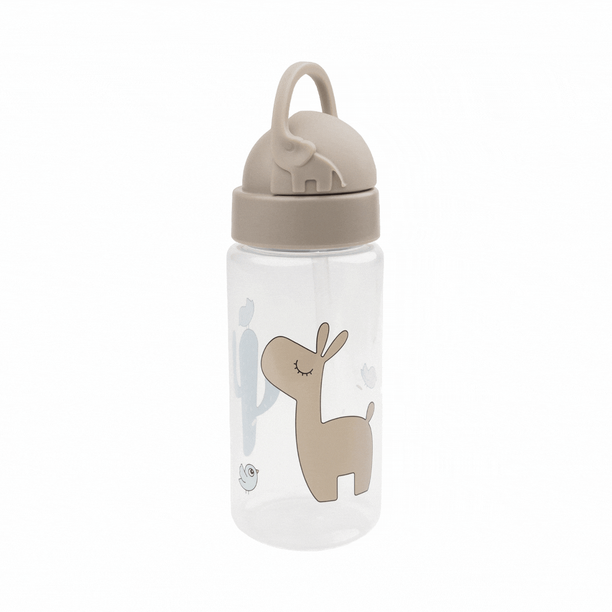 Drikkedunk m/ sugerør - Lalee - Sand - 350 ml