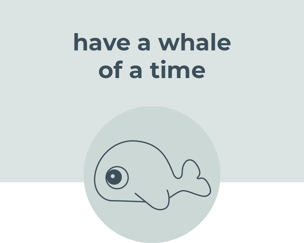 Done by Deer Wally whale icon in blue 