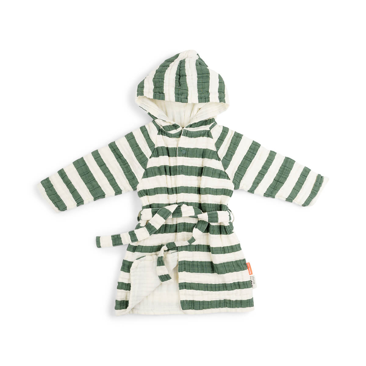 Badekåbe 3-4 år - Stripes - Grøn