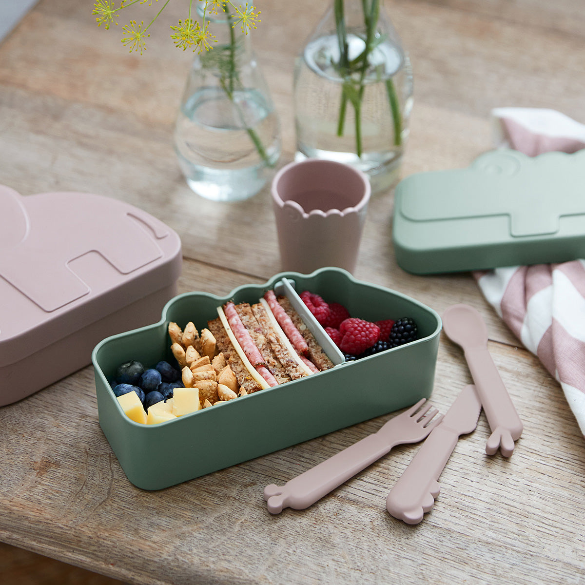 Kiddish lunch box - Croco - Powder