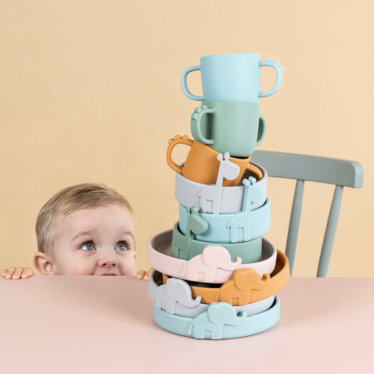 Peekaboo teller - elphee - Blau