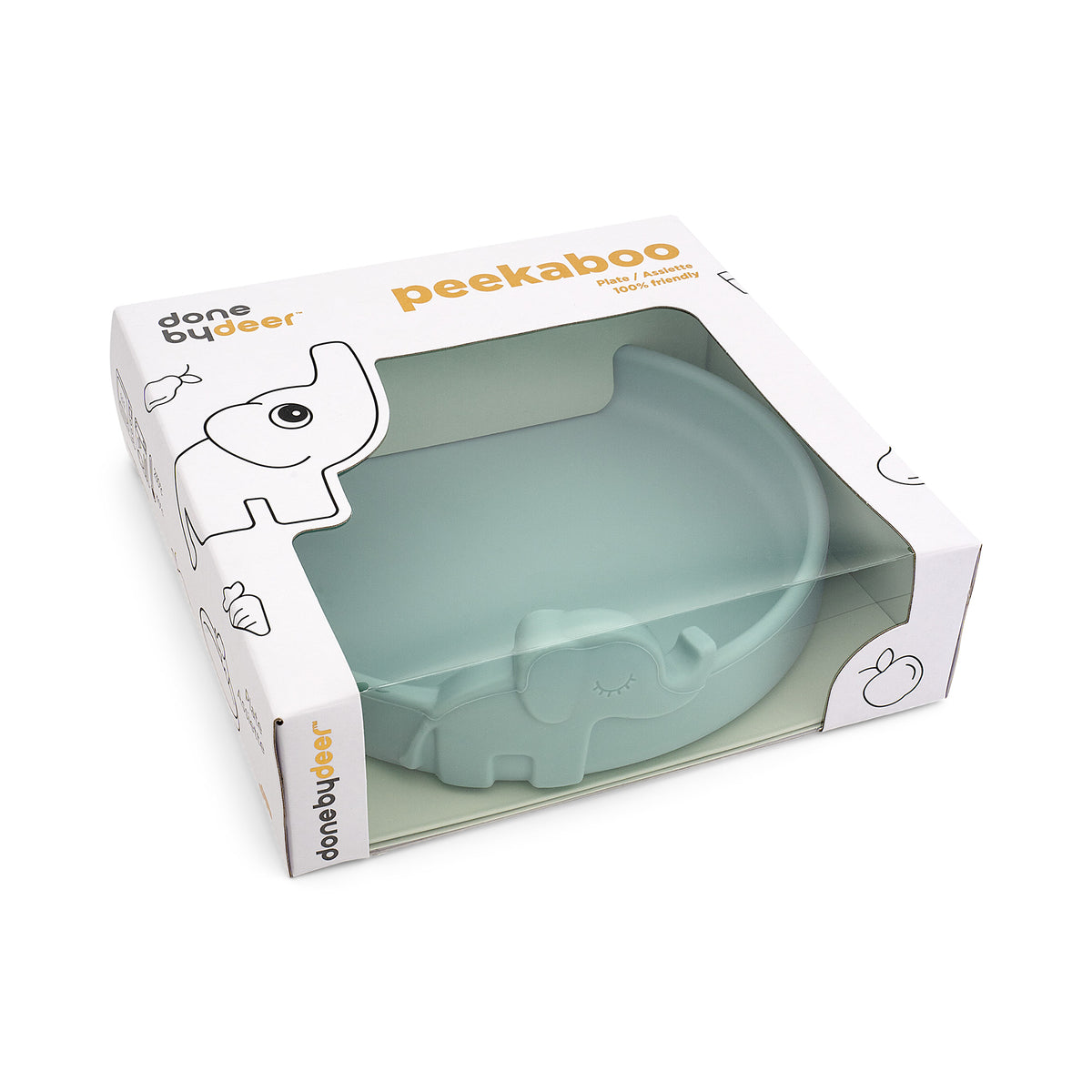 Peekaboo plate - Elphee - Blue - Packaging