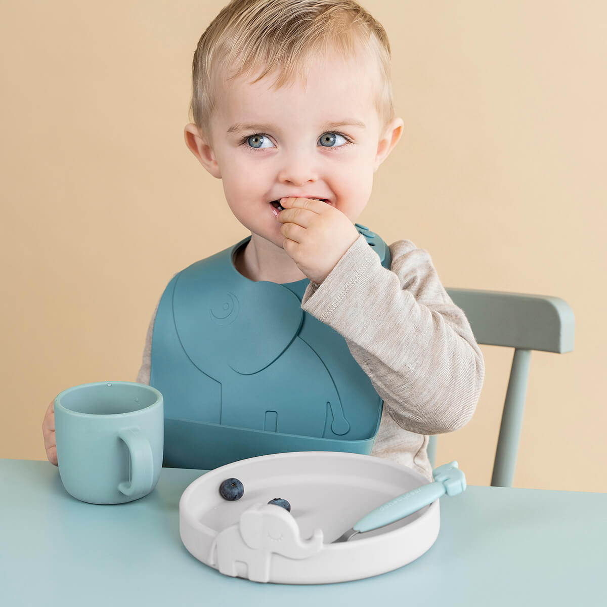 Peekaboo teller - elphee - Grau