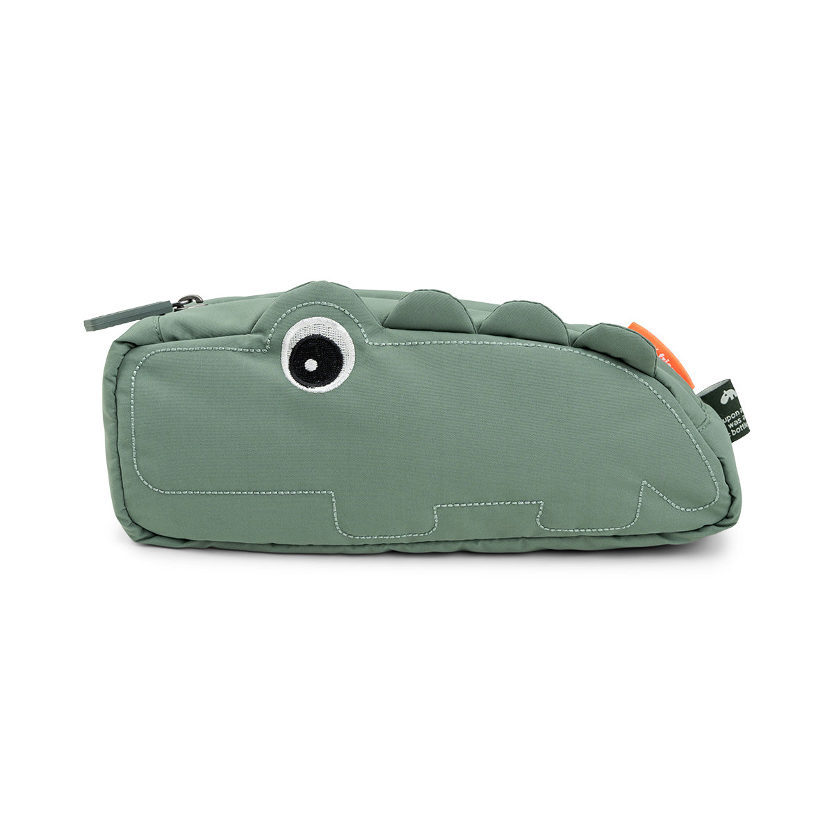 Quilted cross-over kids bag - Croco - Green