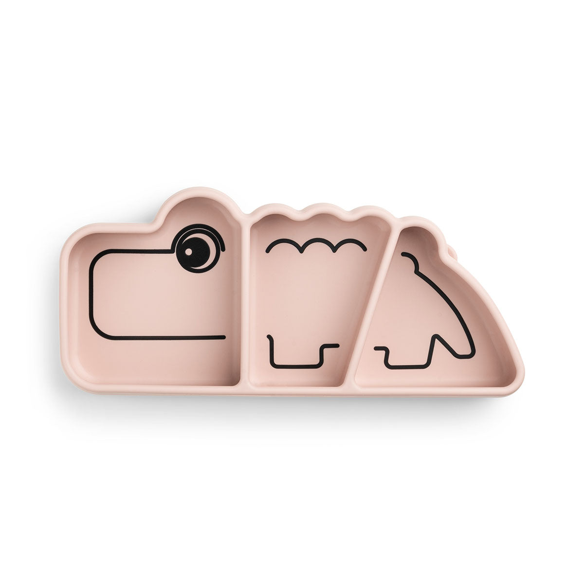 Stick & Stay snacktallerken - Croco - Pudder