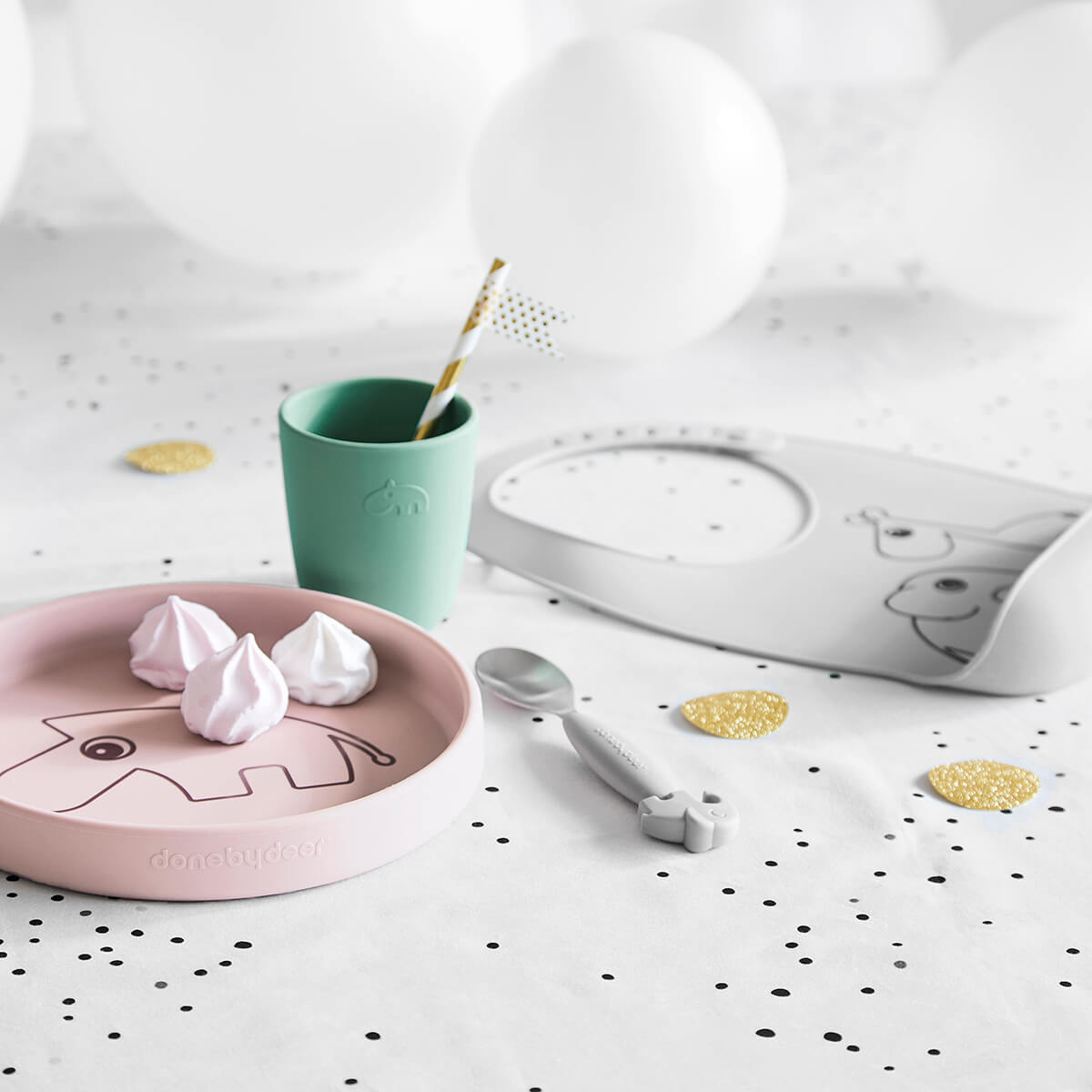 Silikon mini Trinkbecher - Grau