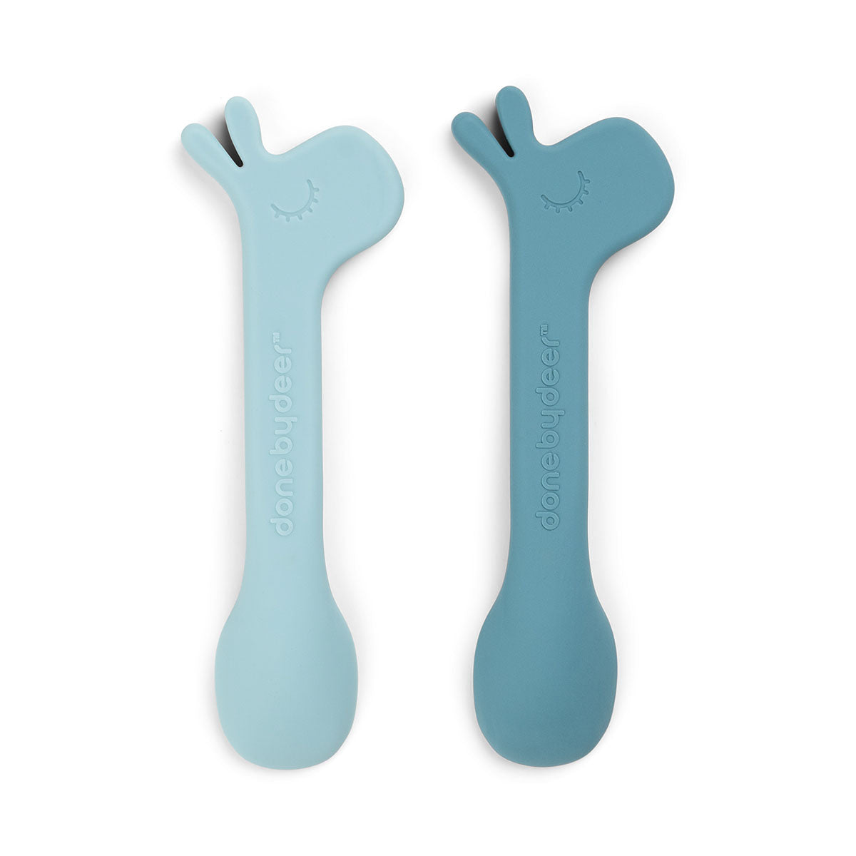 Silikon Löffel 2-er Pack - Lalee - Blau