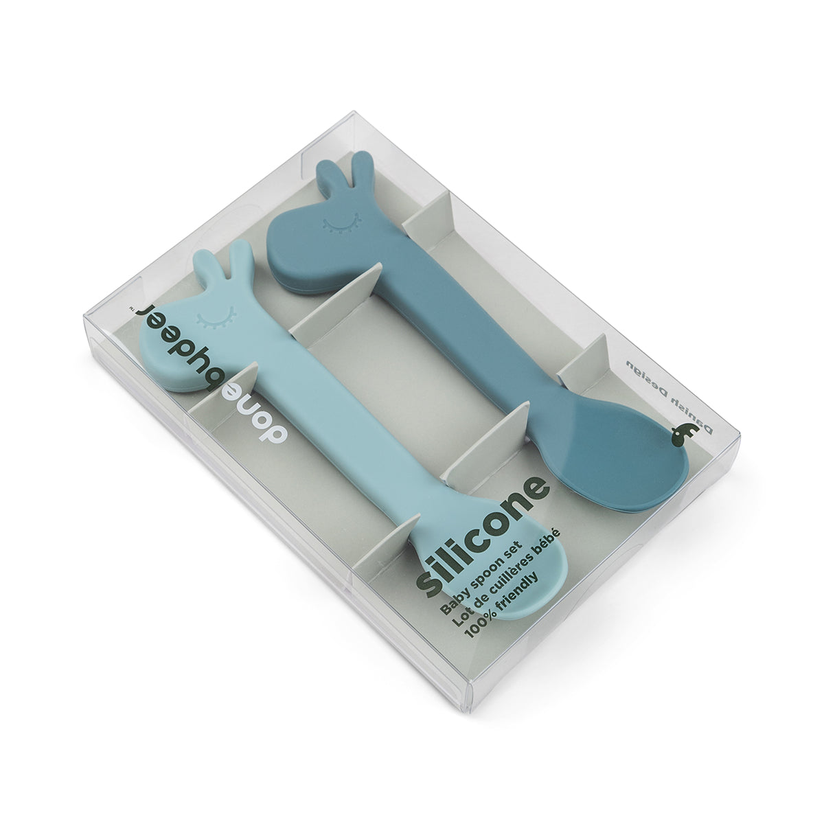 Silikon Löffel 2-er Pack - Lalee - Blau