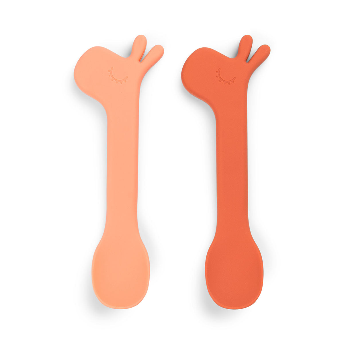 Silicone spoon 2-pack - Lalee - Papaya