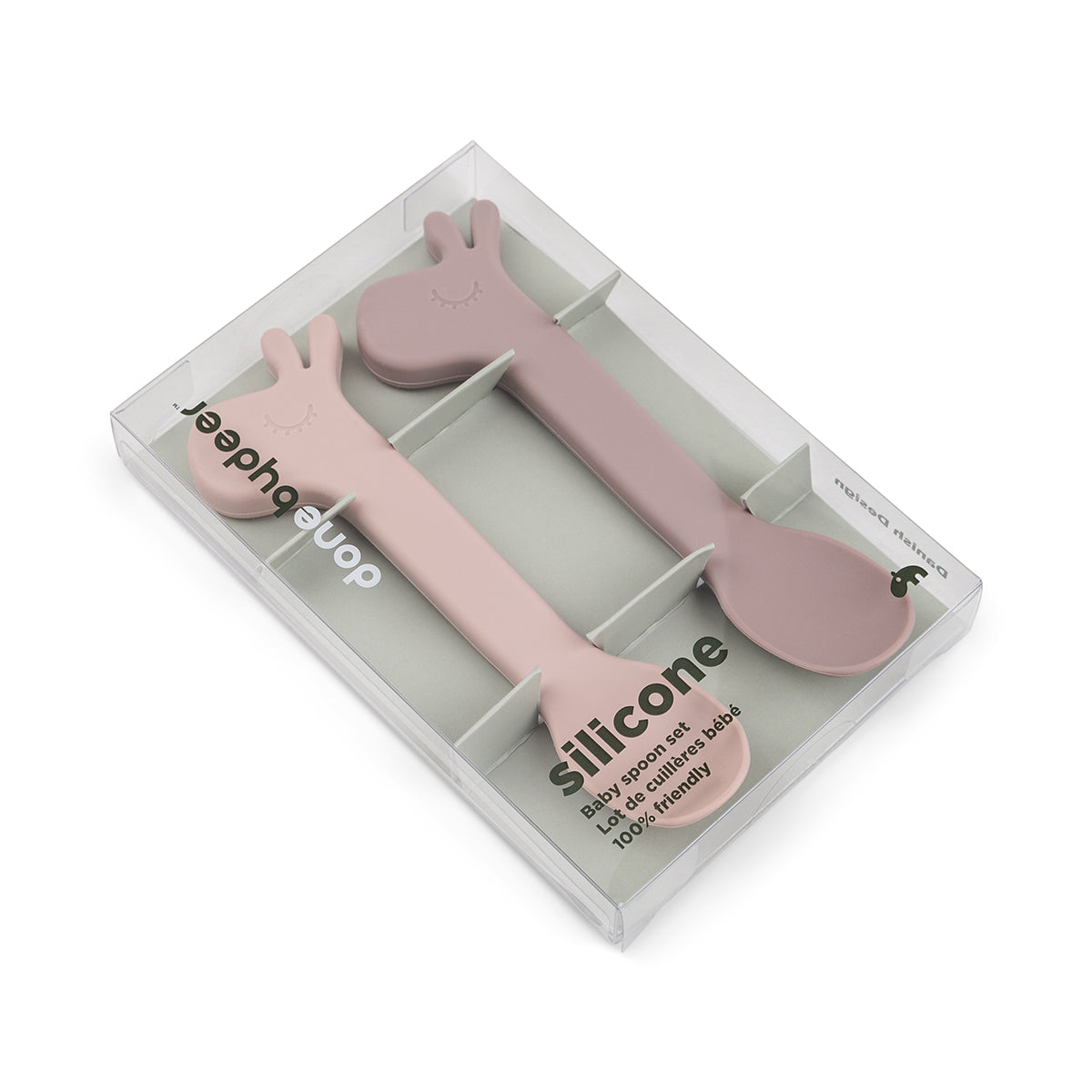 Silikon Löffel 2-er Pack - Lalee - Rosa